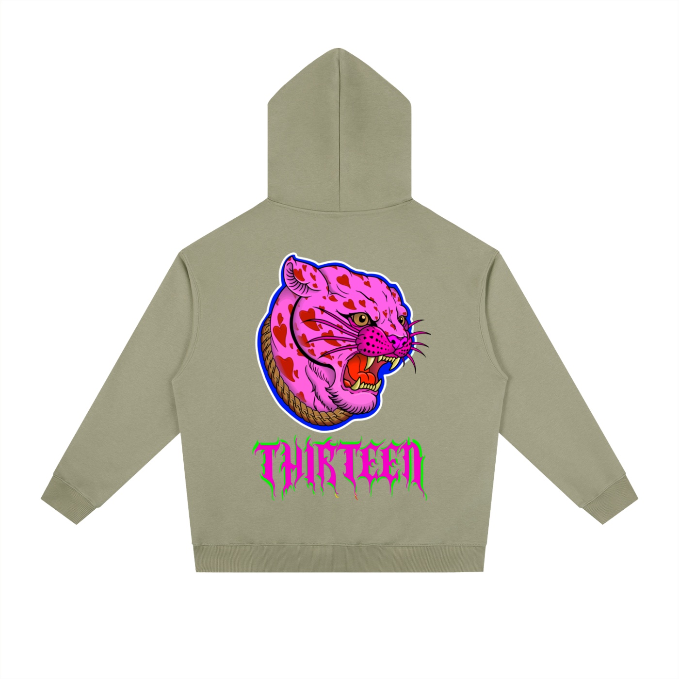 “PINK PANTHER” Essential Heavyweight Drop-Shoulder Hoodie - Image 10