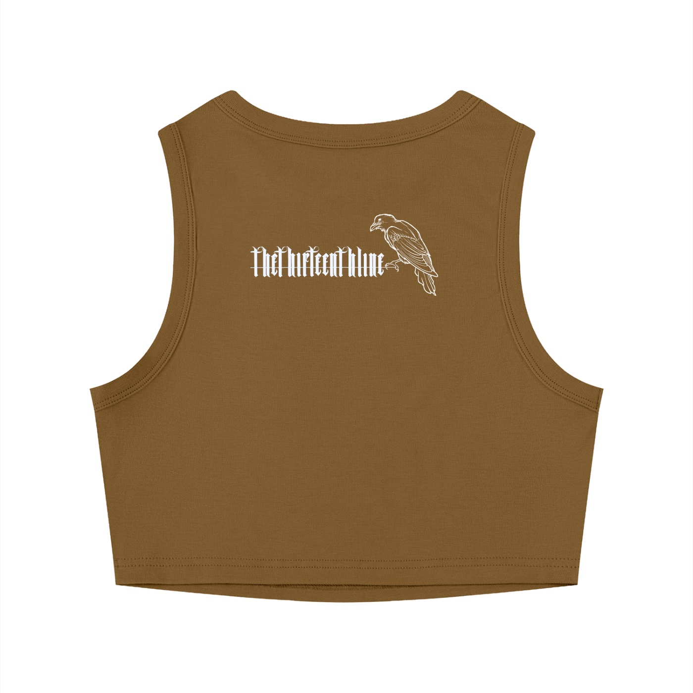 “THE CROW” Women's Tight Crewneck Crop Tank Top - Image 8