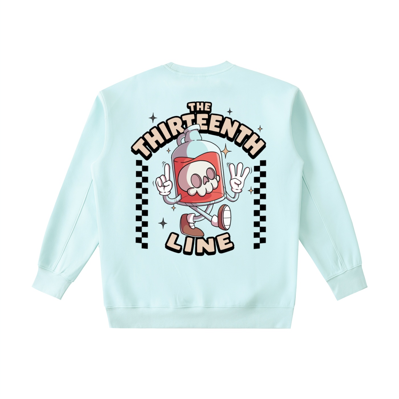 ”BOTTLE BRAIN” Essential Heavyweight Crewneck Sweatshirt - Image 8