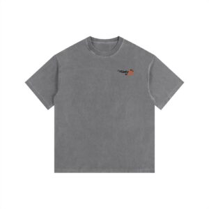 ”SEE BEAUTY” Vintage Washed Oversized Cotton T-Shirt