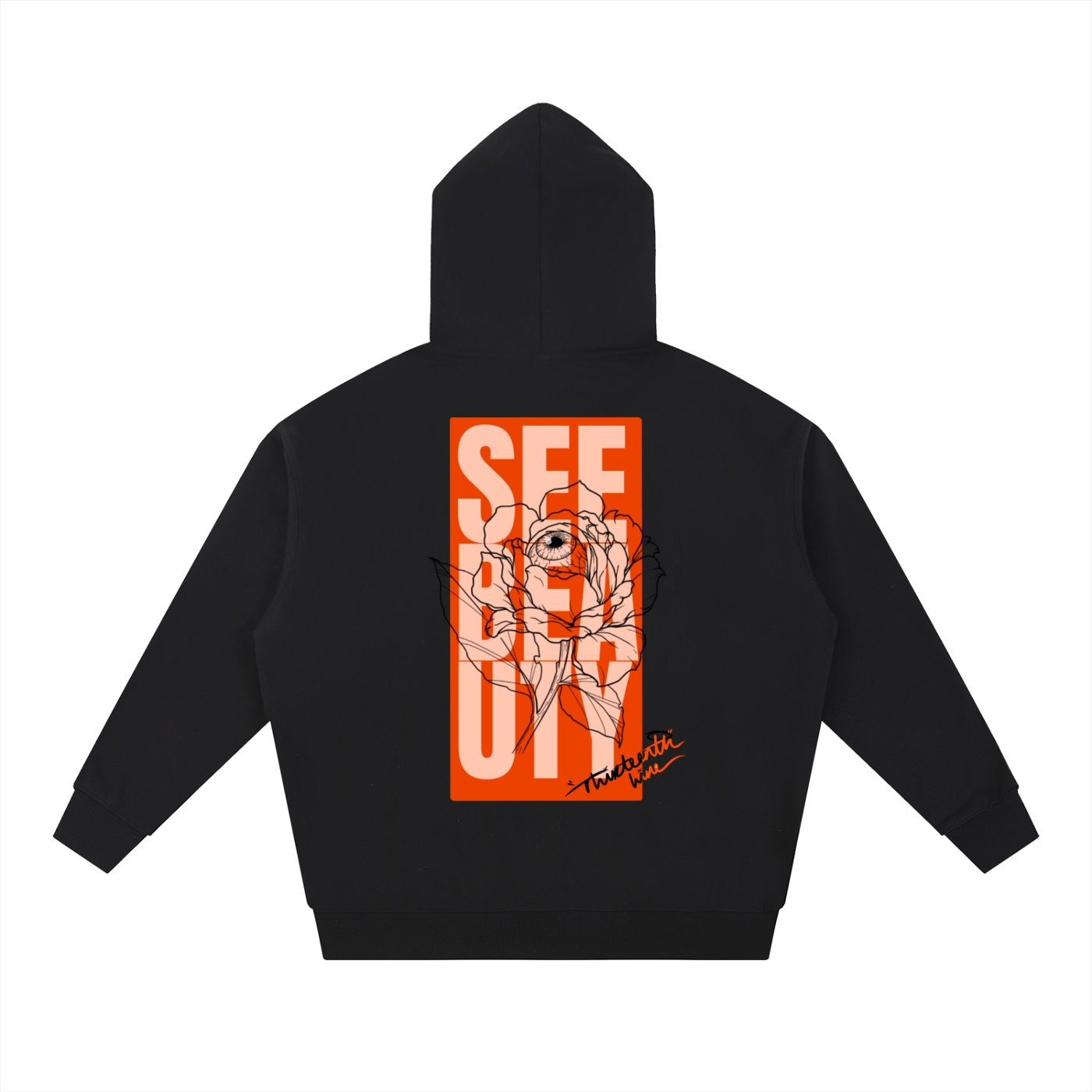 ”SEE BEAUTY” Essential Heavyweight Hoodie - Image 4