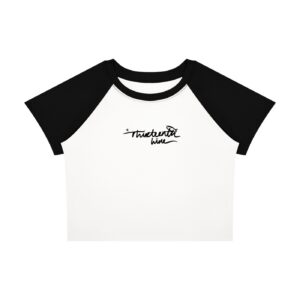 “HAND WRITTEN” Women’s Raglan Color Block Baby T-Shirt