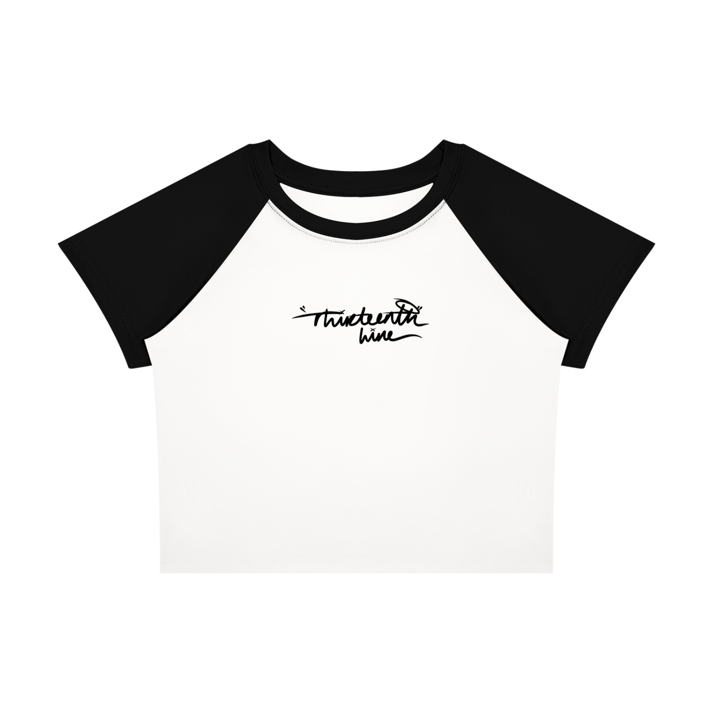 “HAND WRITTEN” Women’s Raglan Color Block Baby T-Shirt