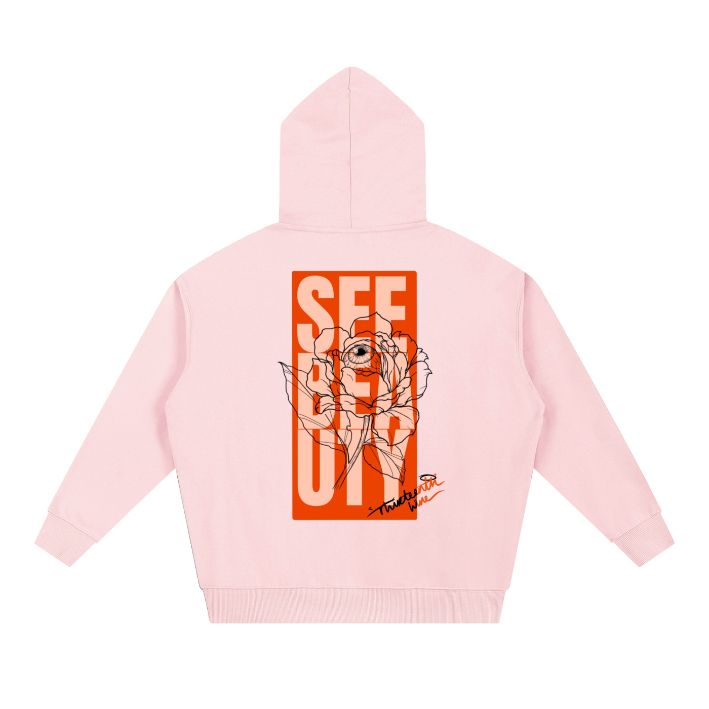 “SEE BEAUTY” Essential Heavyweight Hoodie - Image 12