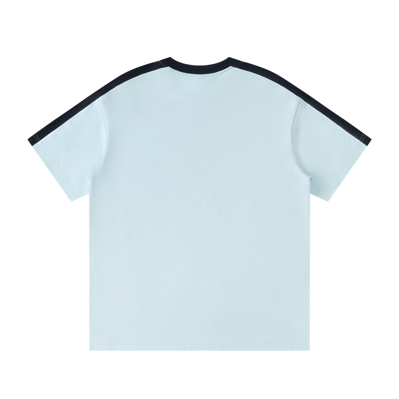 “90s BLOOM” Unisex Colorblock Striped T-Shirt - Image 6