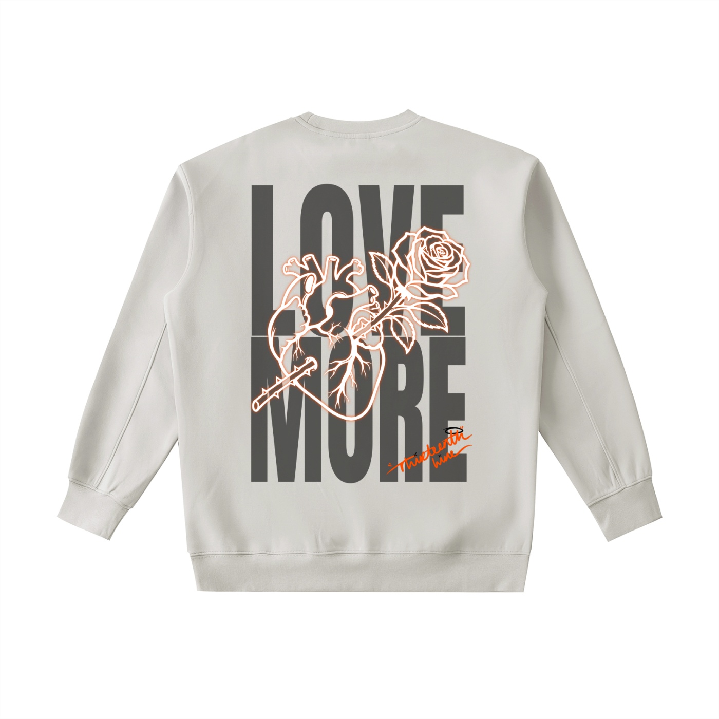 ”LOVE MORE” Essential Heavyweight Crewneck Sweatshirt - Image 8