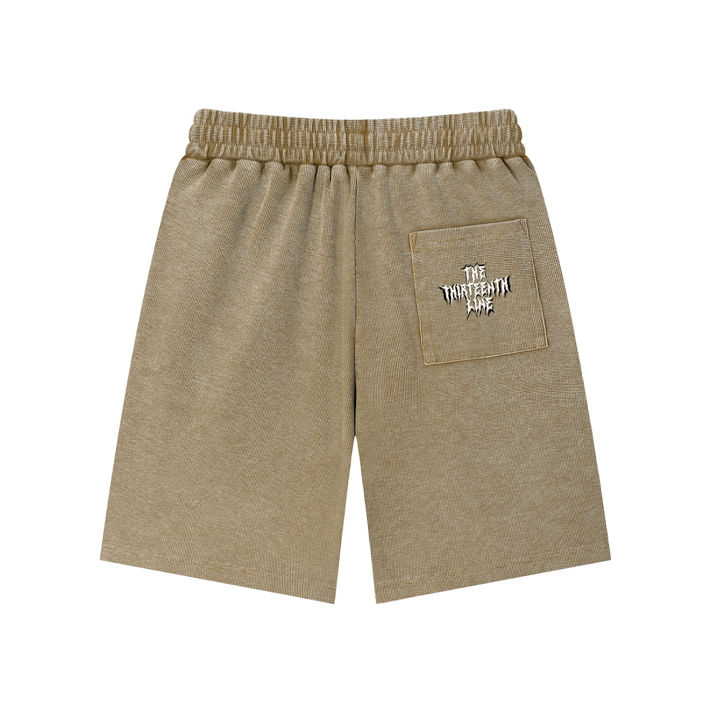 ’THIRTEEN” Mineral Wash Waffle Knit Shorts - Image 12