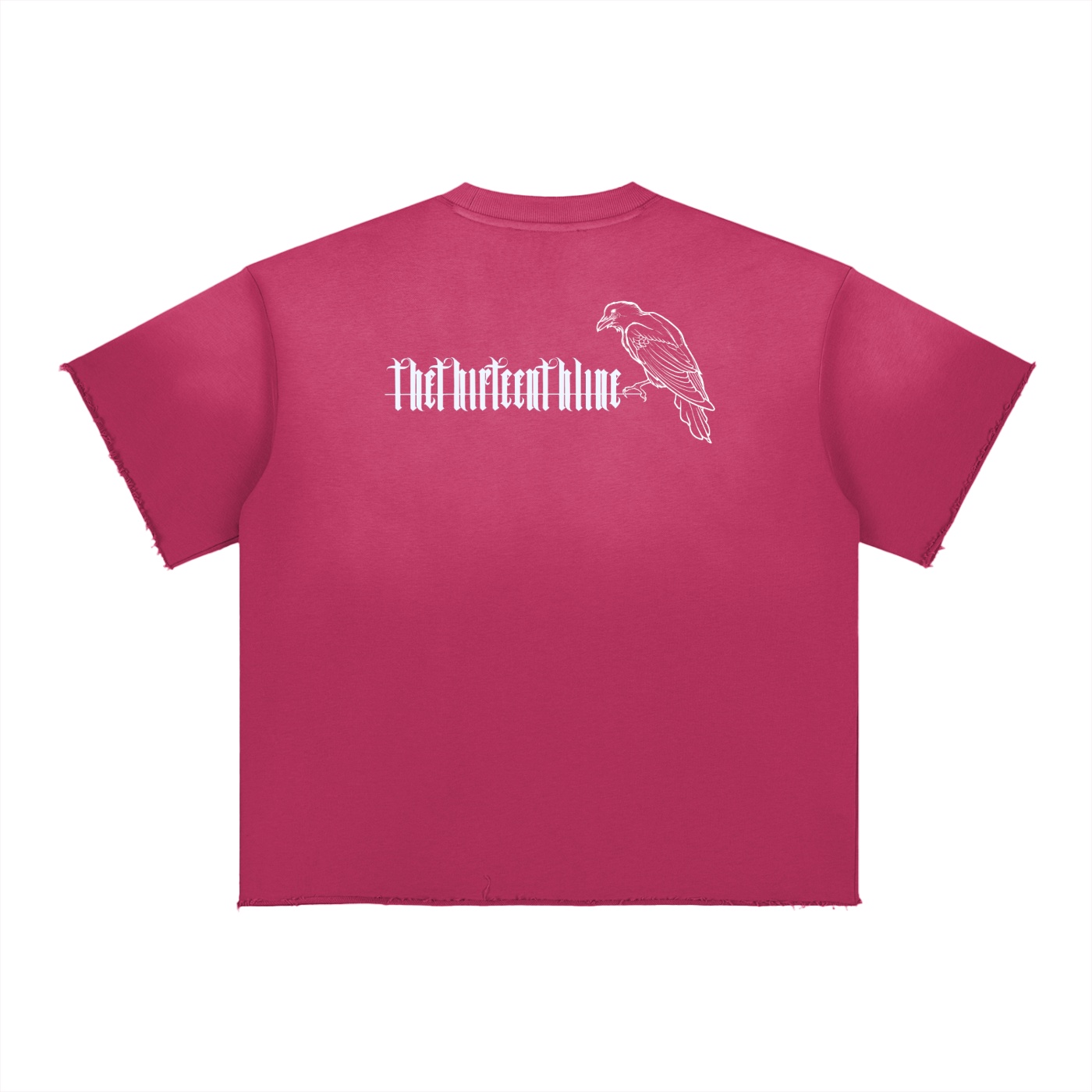 ”THE CROW” Sun Fade Raw Edge T-Shirt - Image 6