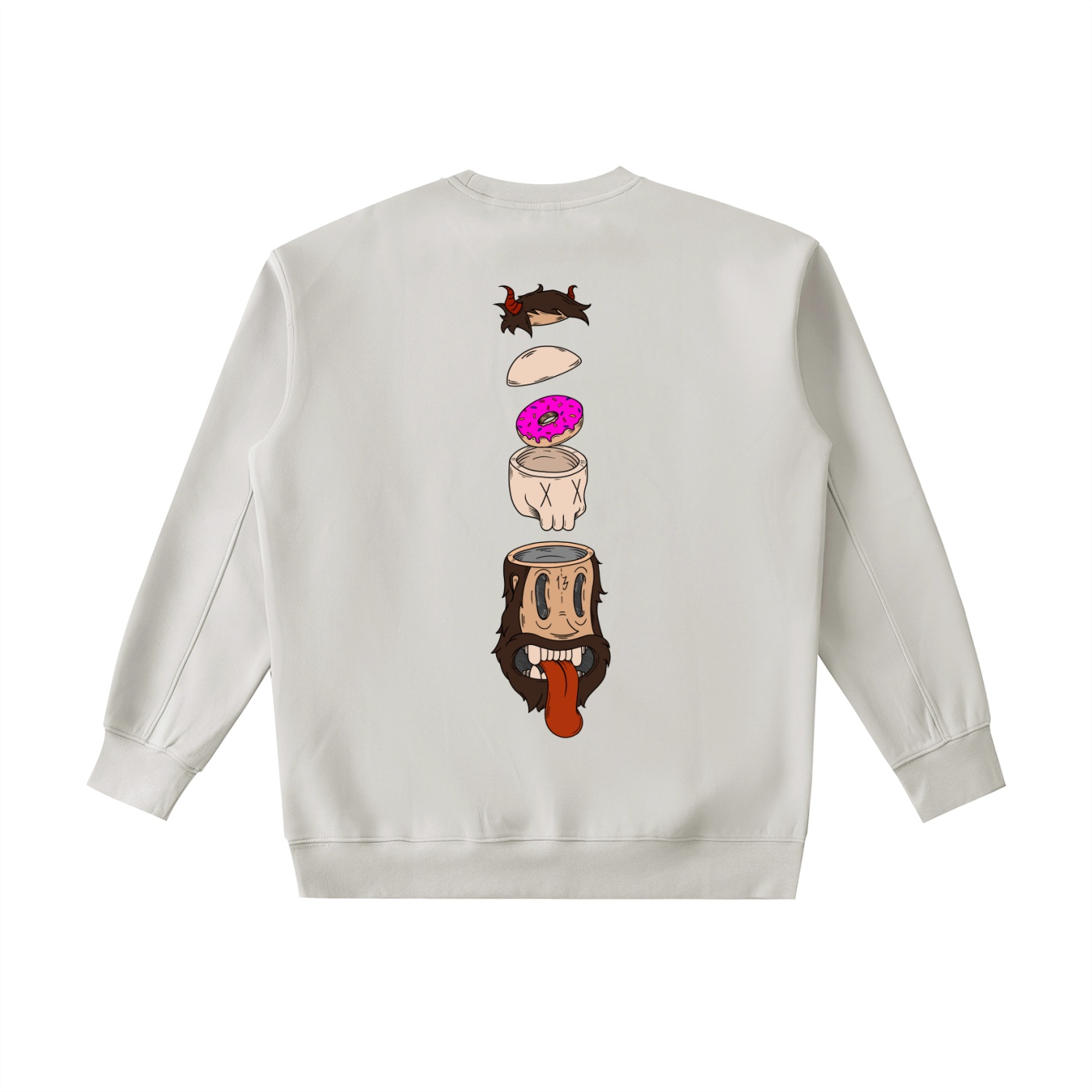 “SPLIT” Essential Heavyweight Crewneck Sweatshirt - Image 4