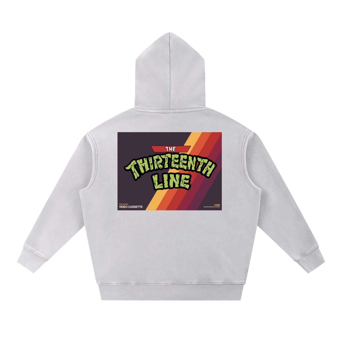 ”TURTLE TIME” Snow Wash Fleece Oversize Hoodie - Image 6