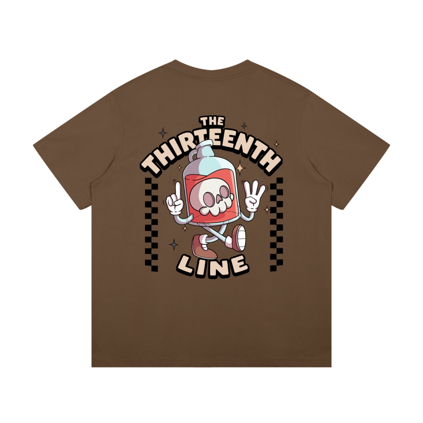 “BOTTLE BRAIN” Unisex Mid-Weight Cotton T-Shirt - Image 8