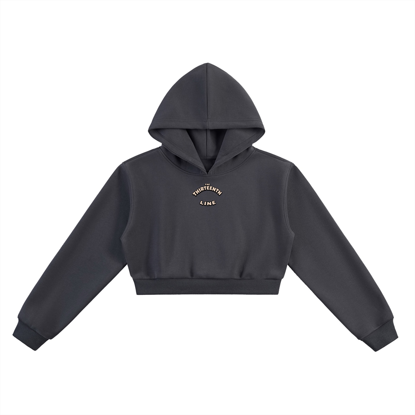 “BOTTLE BRAIN” Essential Cropped Hoodie - Image 5