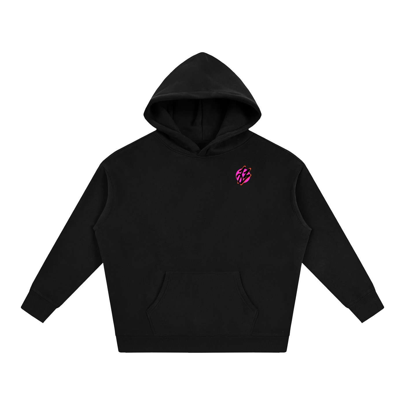 “OCTOSHROOM” Oversize Fleeced Hoodie - Image 2