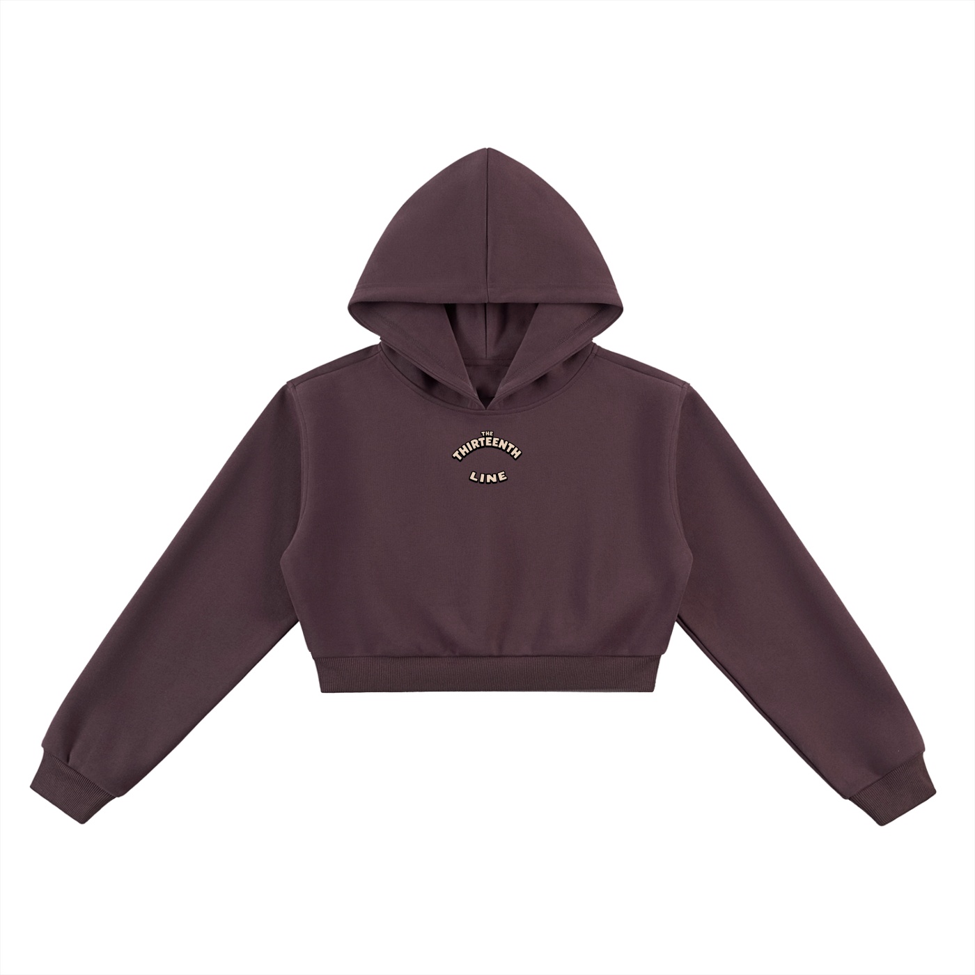 ” BOTTLE BRAIN” Essential Cropped Hoodie - Image 4