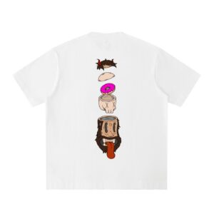 ”SPLIT” Heavyweight Vintage Washed Frayed T-Shirt