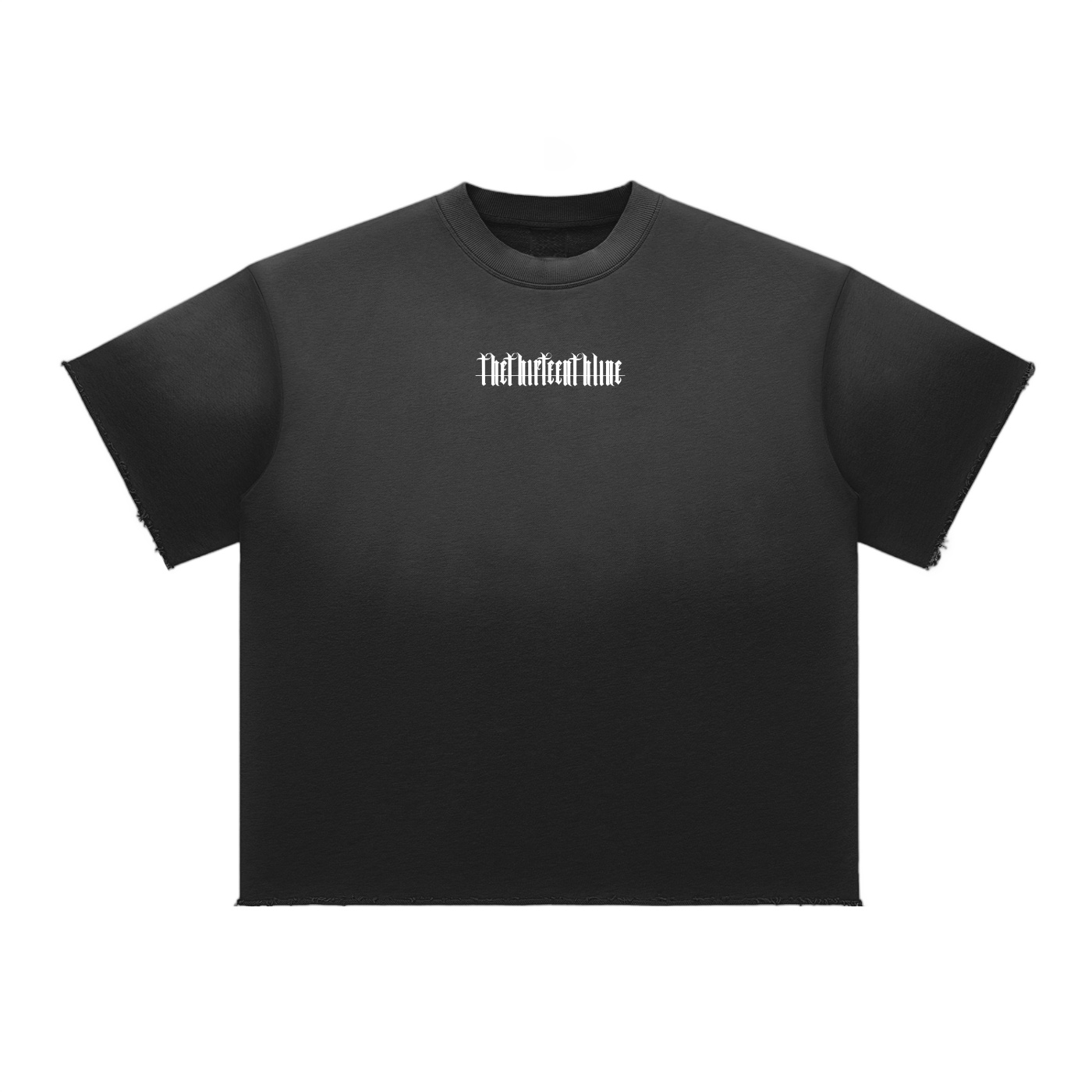”THE CROW” Sun Fade Raw Edge T-Shirt - Image 2