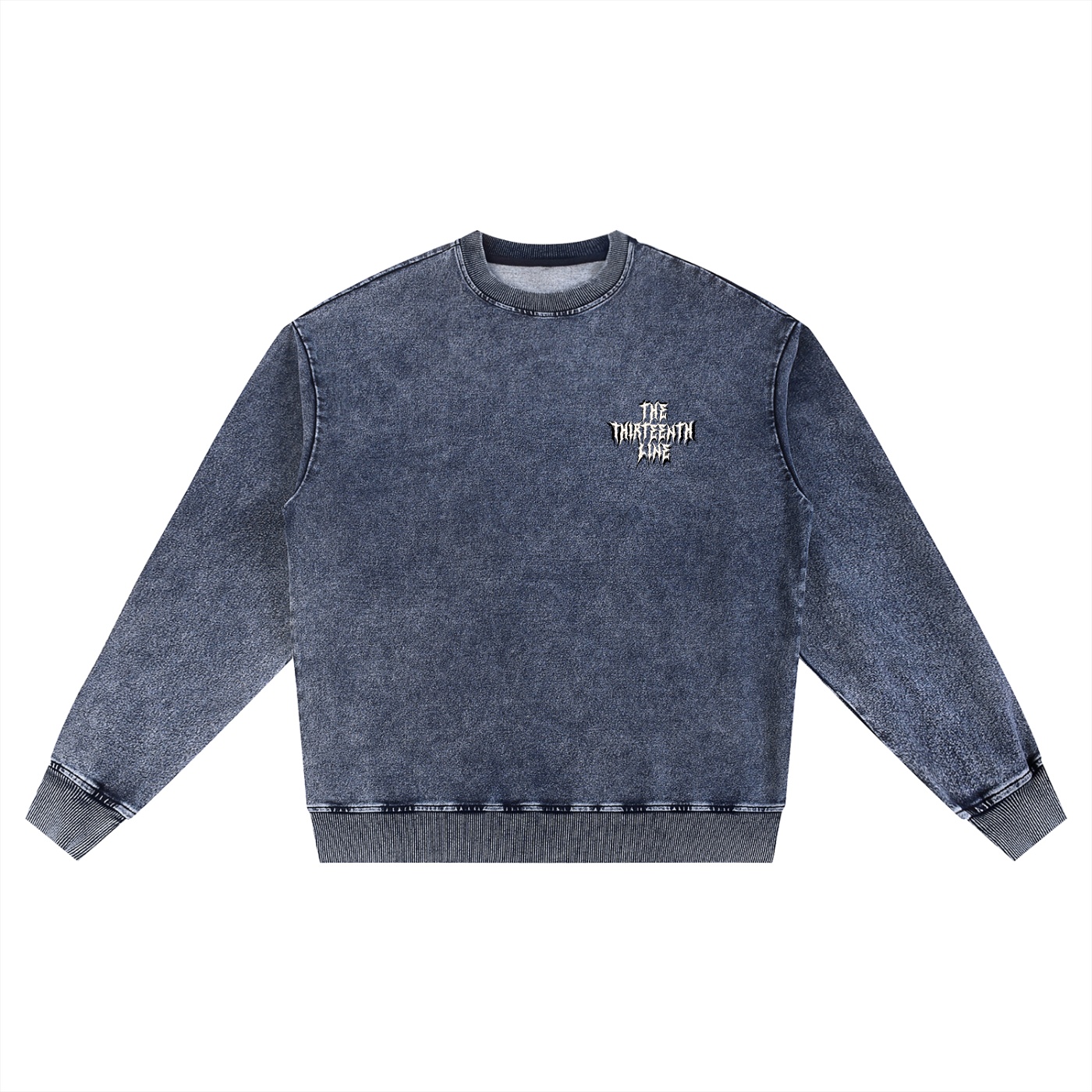 ”PINK PANTHER” Snow Wash Oversized Crewneck Sweatshirt - Image 6
