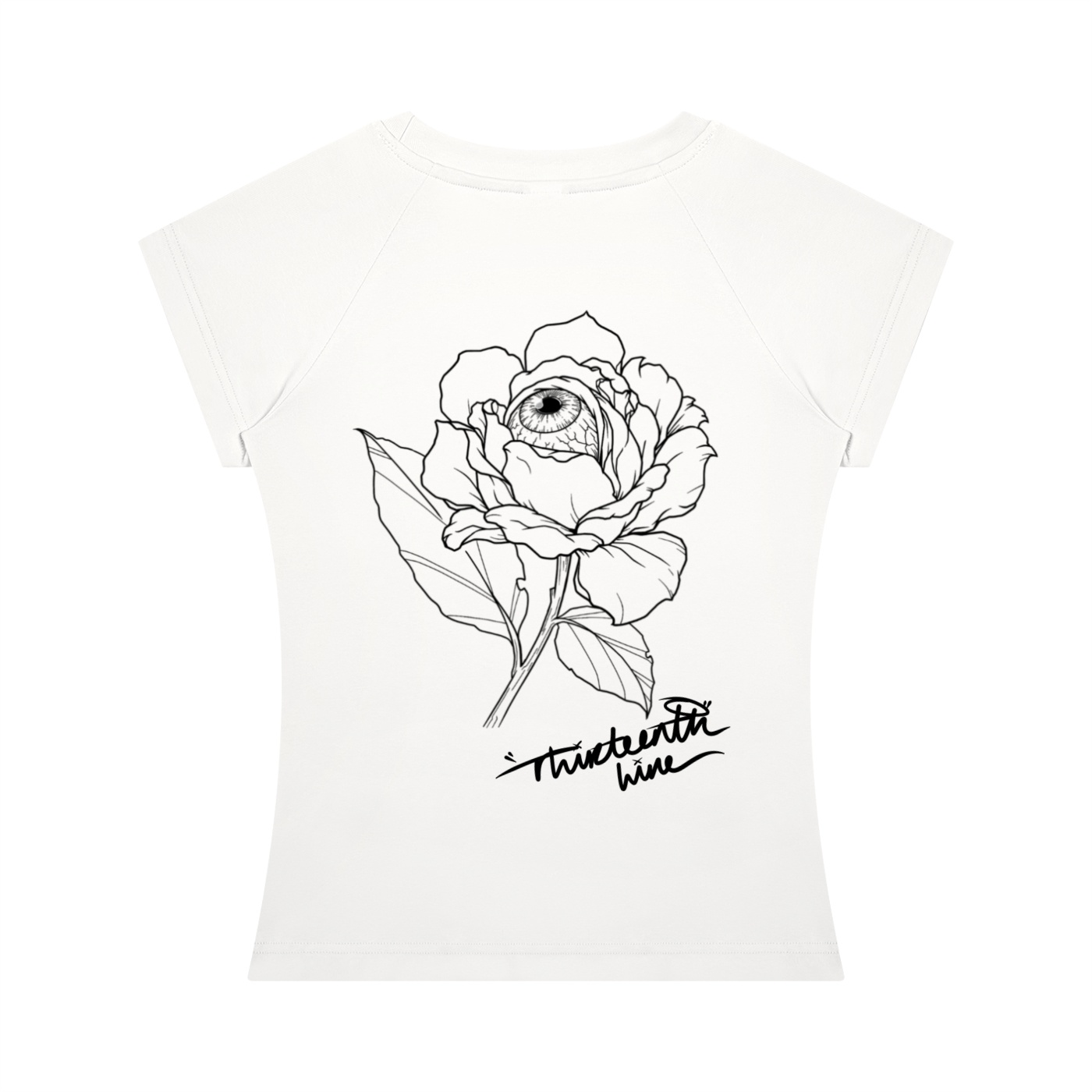 ”BLOOM” Women’s Slim Raglan T-Shirt - Image 4
