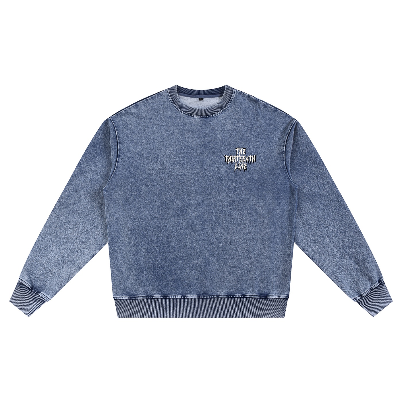 ”PINK PANTHER” Snow Wash Oversized Crewneck Sweatshirt - Image 3