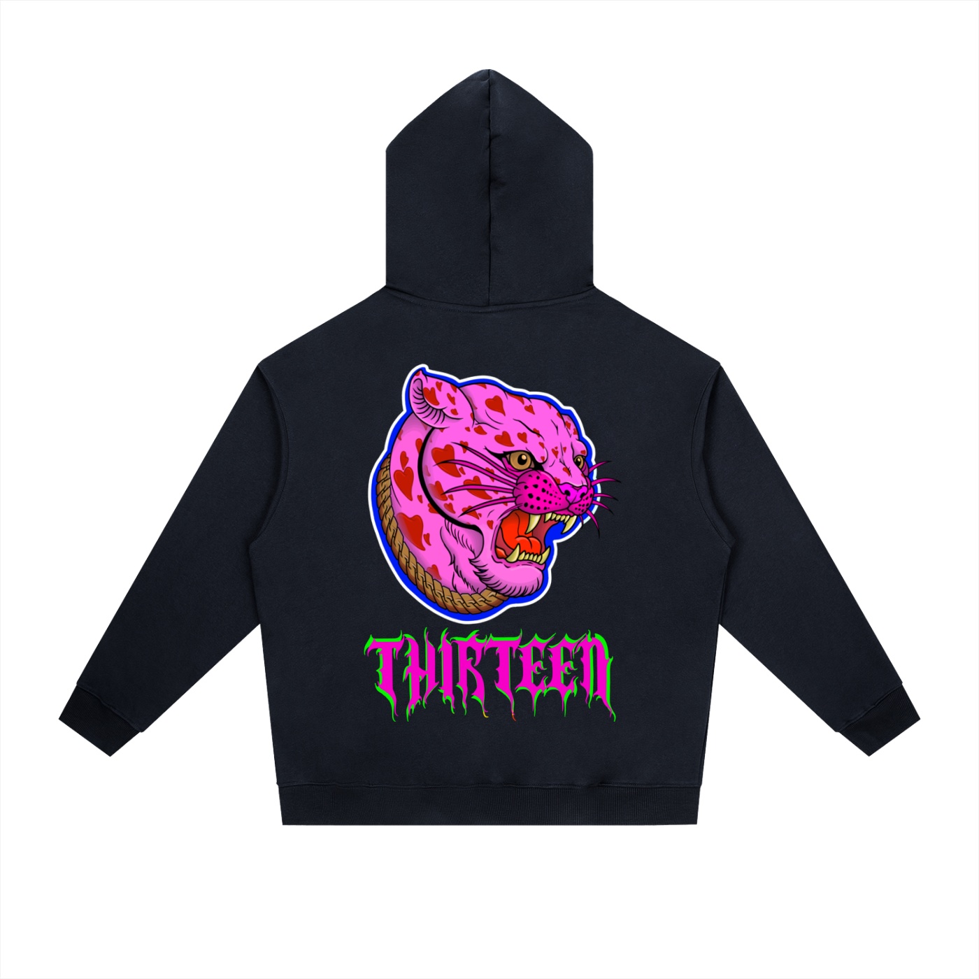 “PINK PANTHER” Essential Heavyweight Drop-Shoulder Hoodie - Image 14