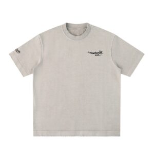 “SEE BEAUTY” Heavyweight Vintage Washed Frayed T-Shirt