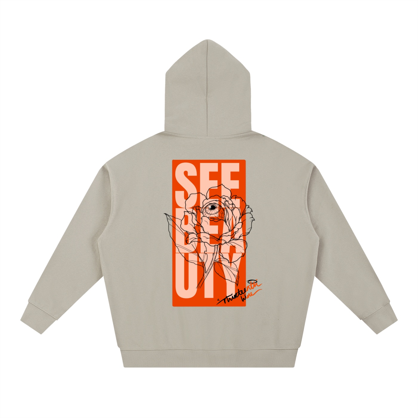 “SEE BEAUTY” Essential Heavyweight Hoodie - Image 16