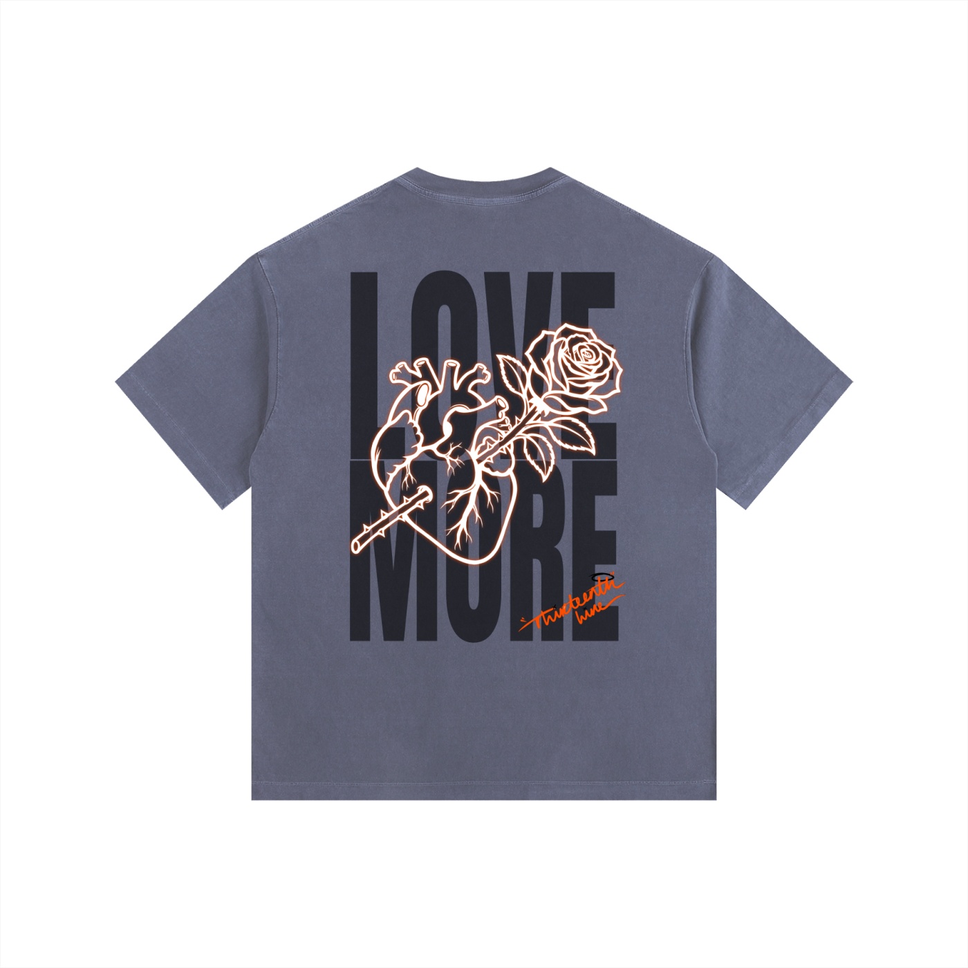 “LOVE MORE” Vintage Washed Oversized Cotton T-Shirt - Image 18