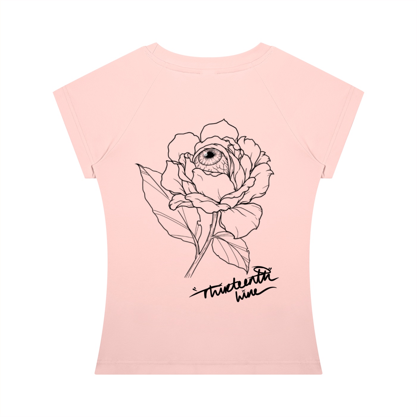 ”BLOOM” Women’s Slim Raglan T-Shirt - Image 8