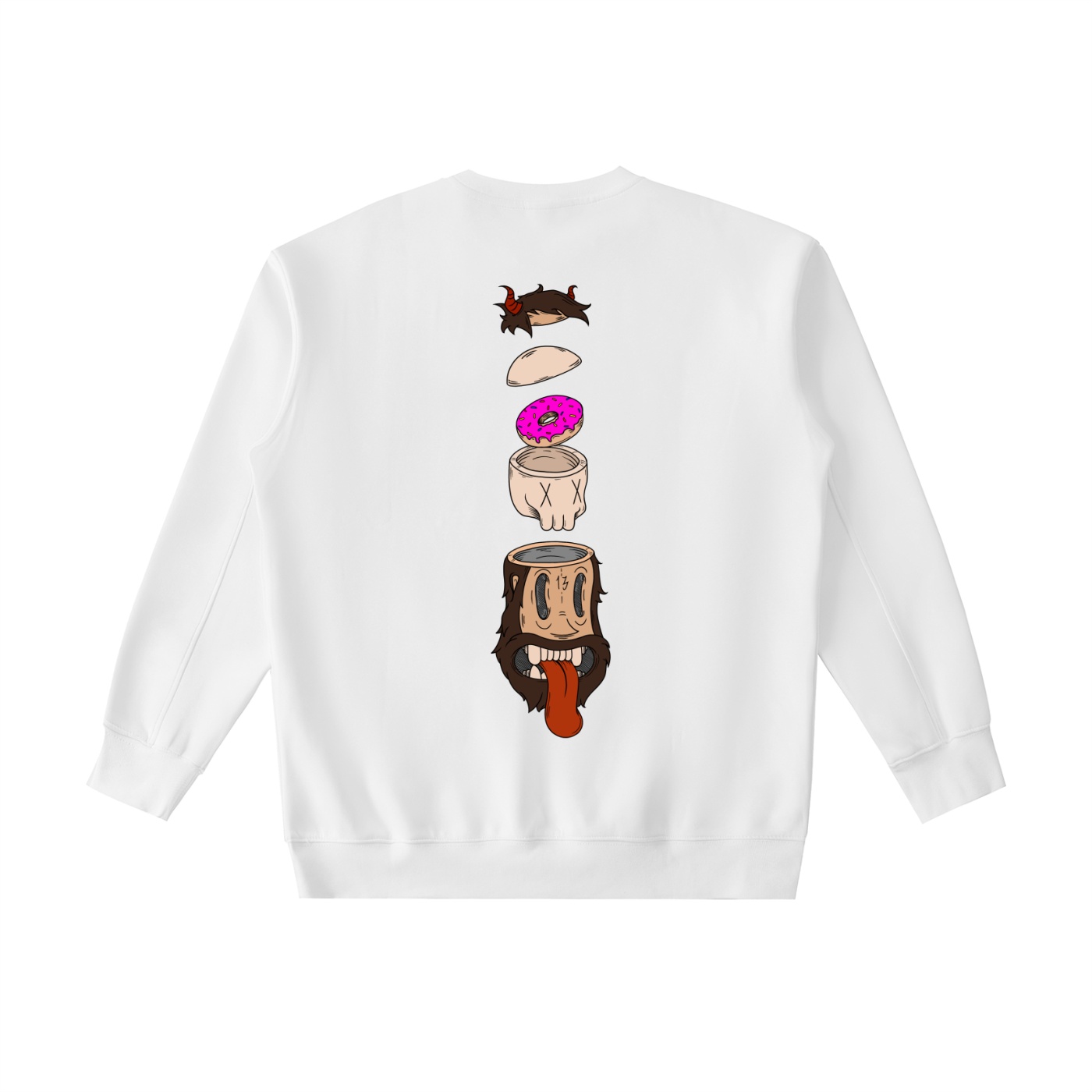 “SPLIT” Essential Heavyweight Crewneck Sweatshirt - Image 8