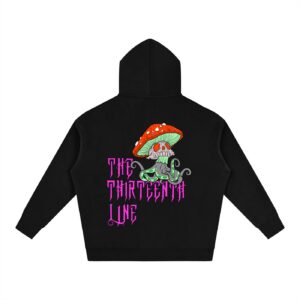 “OCTOSHROOM” Oversize Fleeced Hoodie