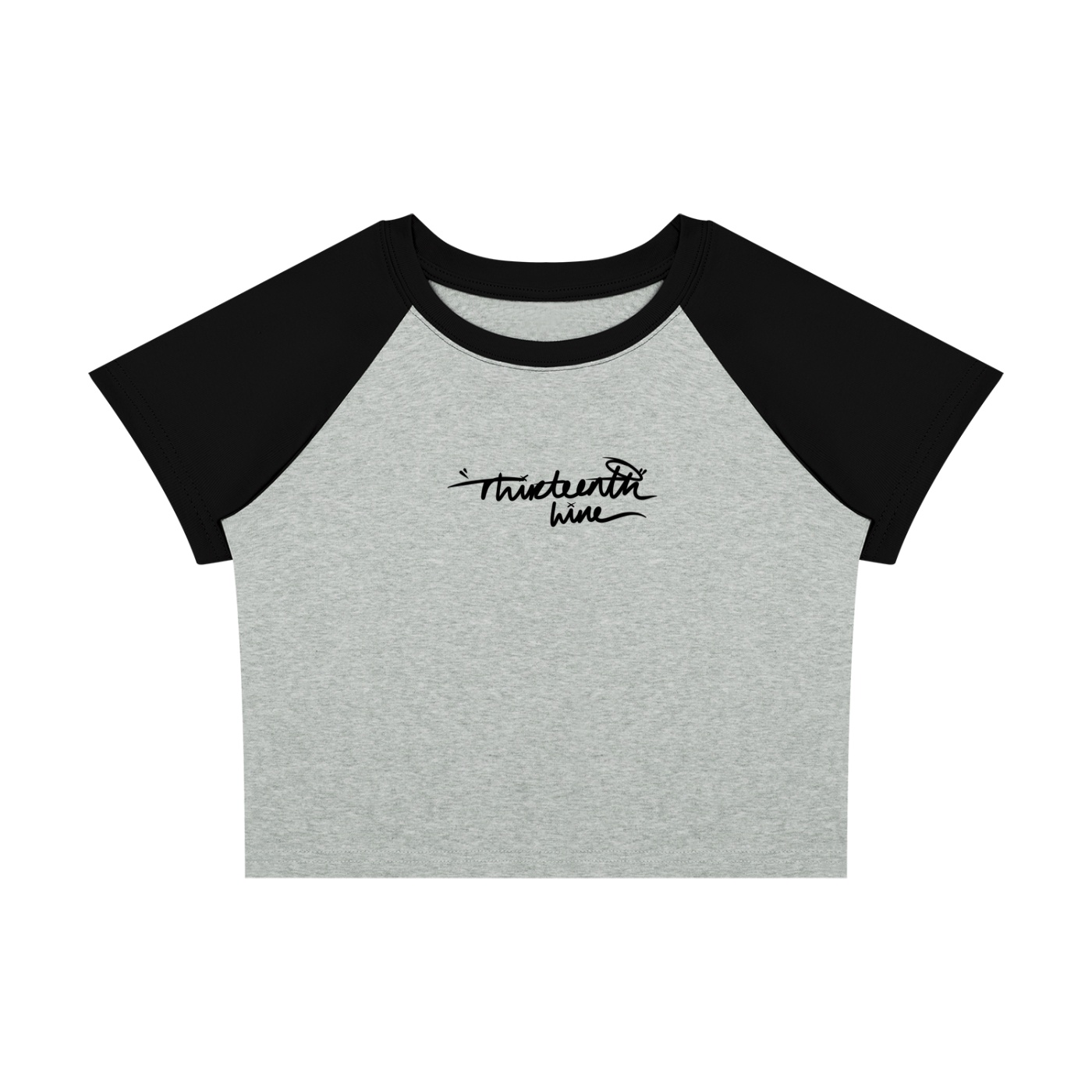 “HAND WRITTEN” Women’s Raglan Color Block Baby T-Shirt - Image 5