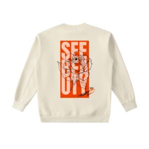 ”SEE BEAUTY” Essential Heavyweight Crewneck Sweatshirt