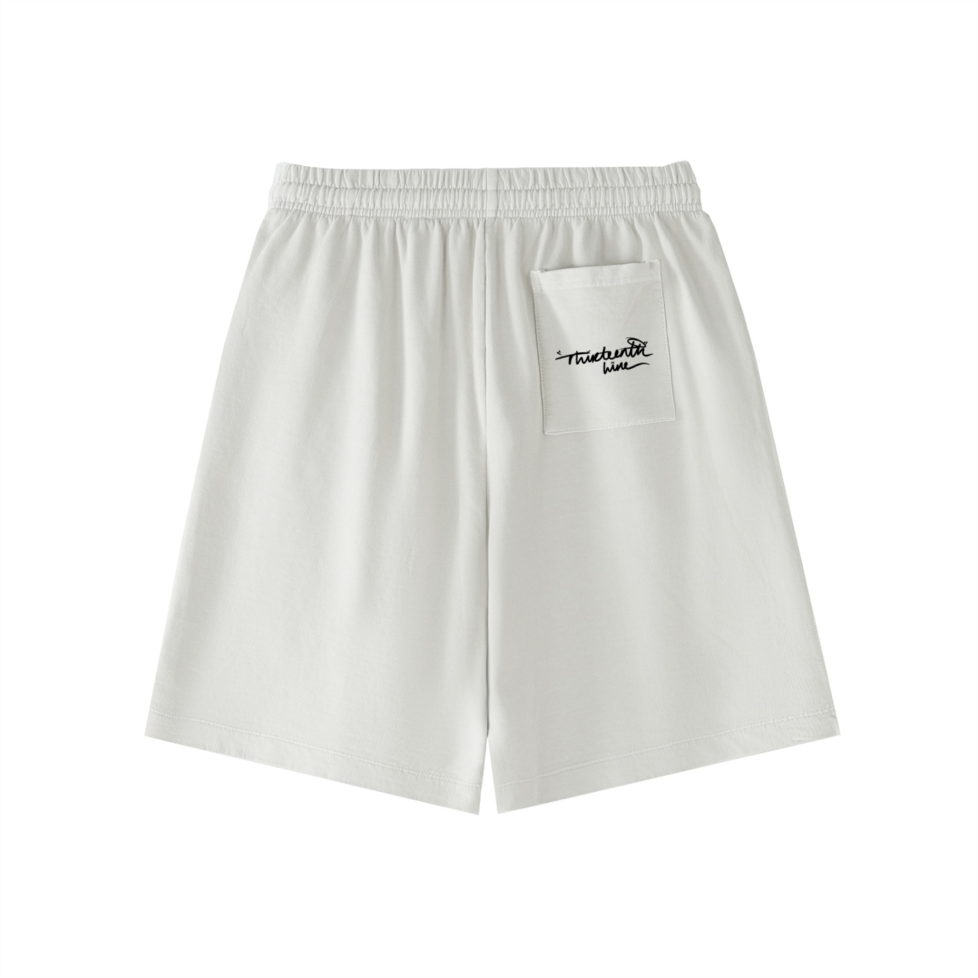 “GHOST” Vintage Wash Cotton Shorts - Image 2