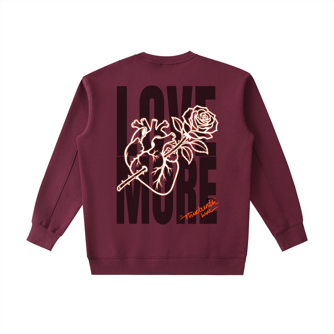 ”LOVE MORE” Essential Heavyweight Crewneck Sweatshirt - Image 12