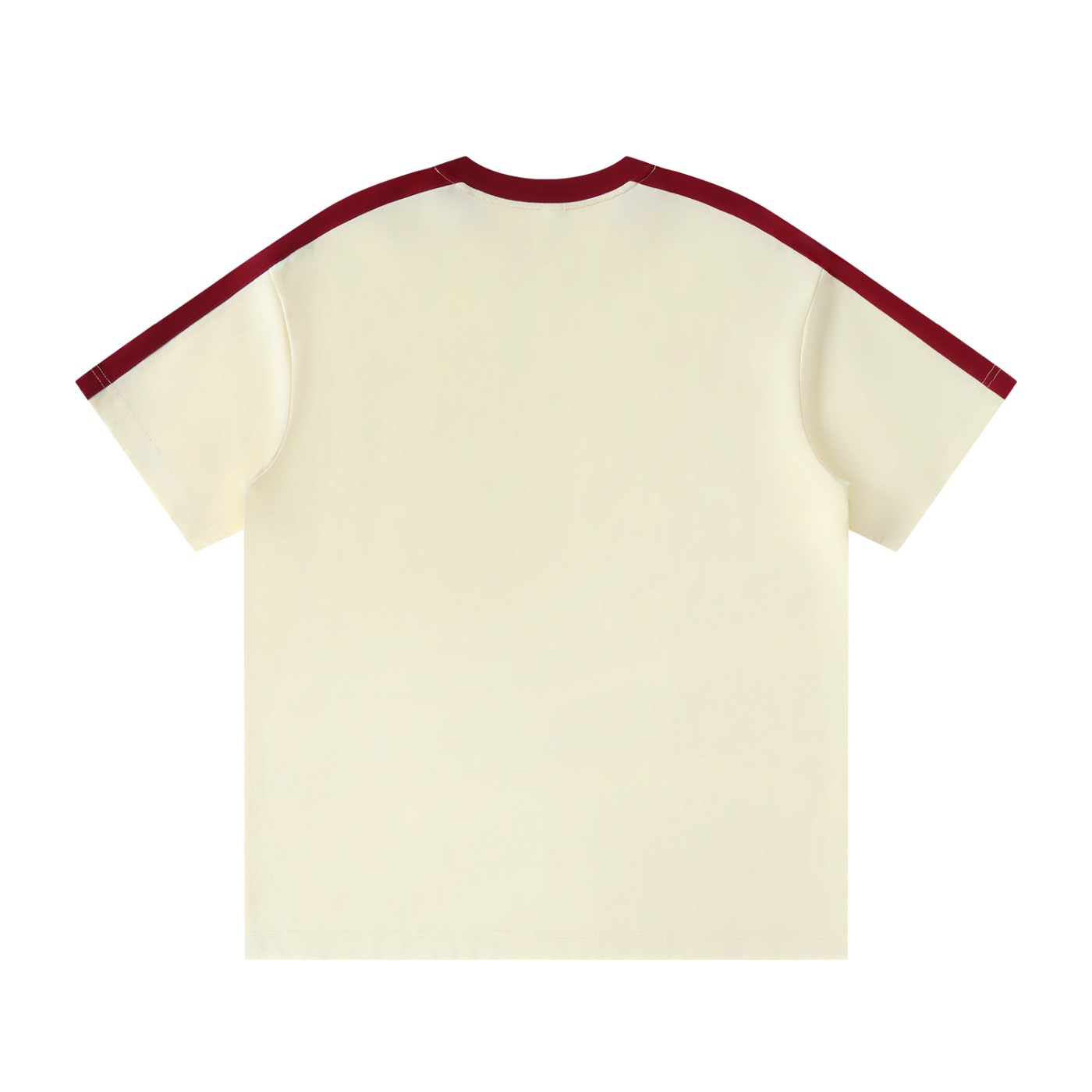 “90s BLOOM” Unisex Colorblock Striped T-Shirt - Image 4