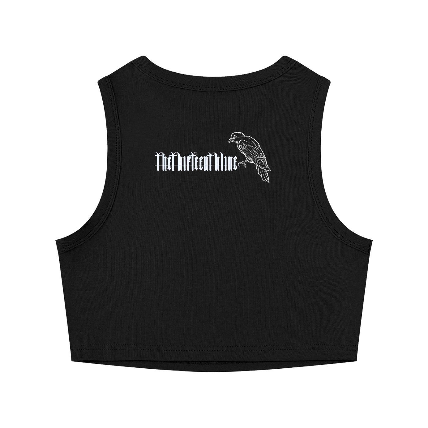 “THE CROW” Women's Tight Crewneck Crop Tank Top - Image 2