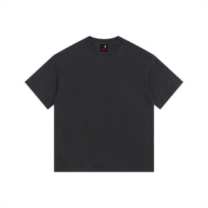 SIMPLE “EMBRO” Vintage Washed Oversized Cotton T-Shirt