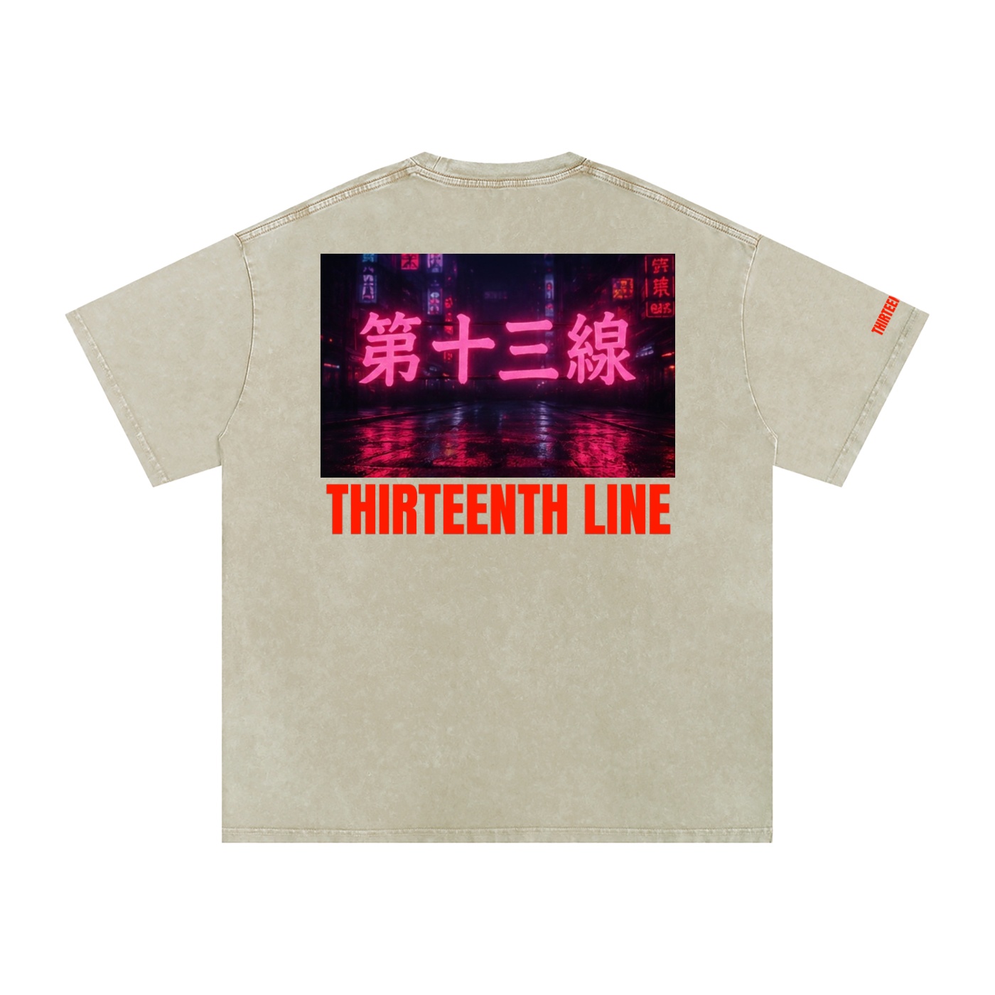 “NEON”Snow Washed Oversized Cotton T-Shirt - Image 16