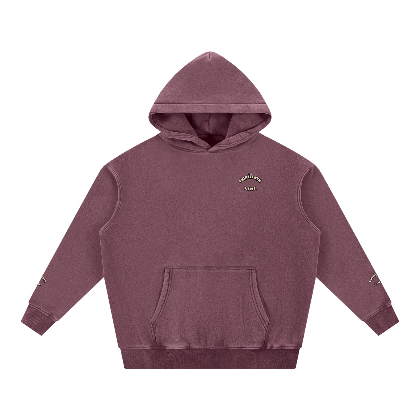 “SHERIFF BOTTLE BRAIN” Snow Wash Fleece Oversize Hoodie - Image 15
