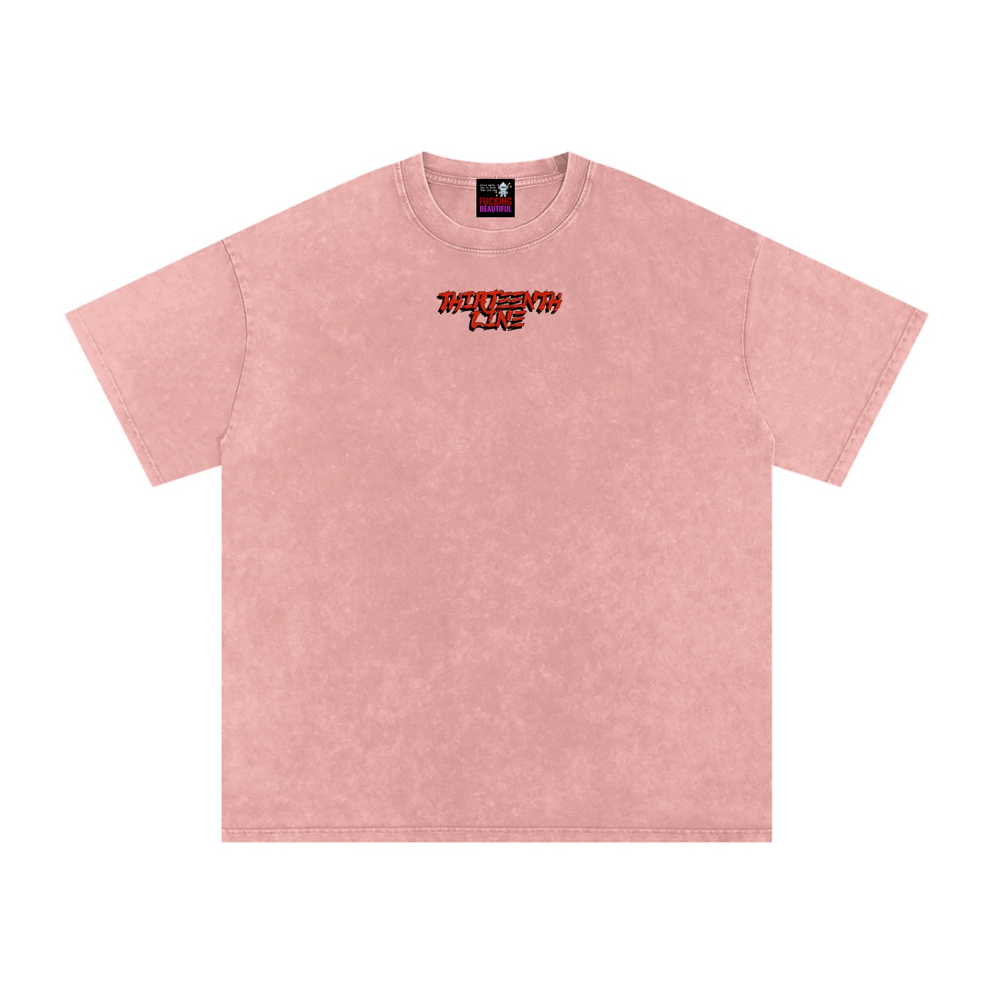 “DRAGON” Snow Washed Oversized Cotton T-Shirt - Image 47