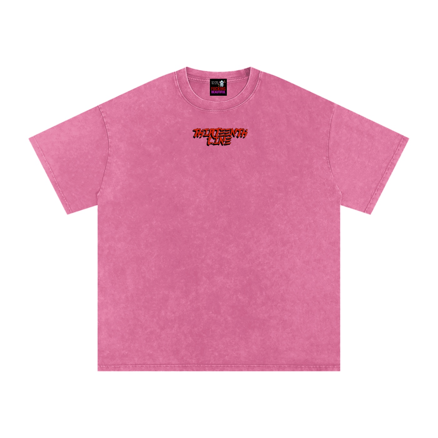 “DRAGON” Snow Washed Oversized Cotton T-Shirt - Image 15