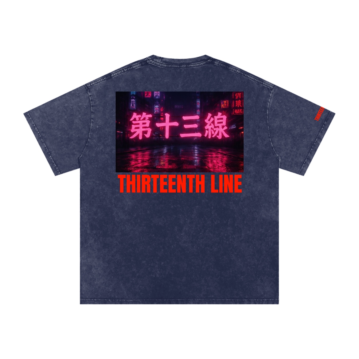 “NEON”Snow Washed Oversized Cotton T-Shirt - Image 14