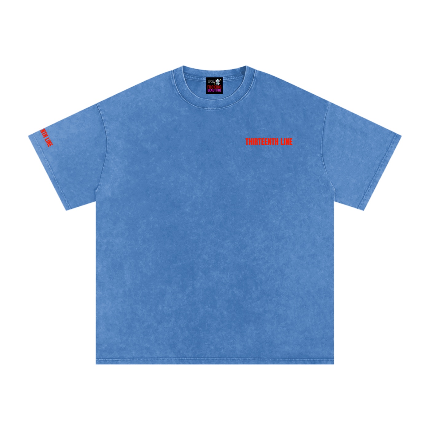 “NEON”Snow Washed Oversized Cotton T-Shirt - Image 19
