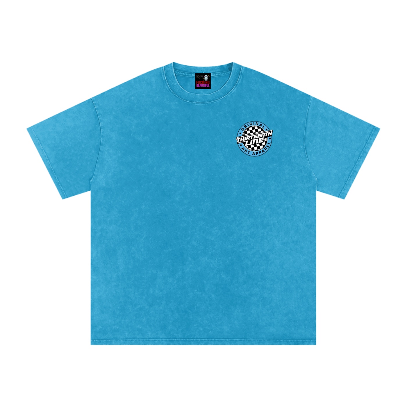 “SUPER SOAKED” Snow Washed Oversized Cotton T-Shirt - Image 3