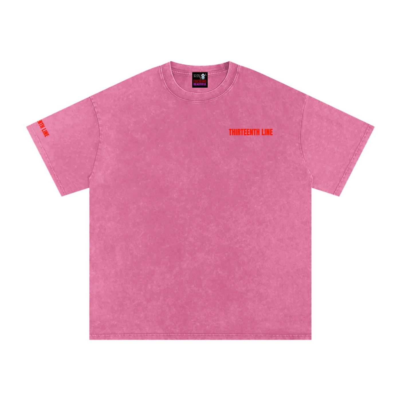 “NEON”Snow Washed Oversized Cotton T-Shirt - Image 23