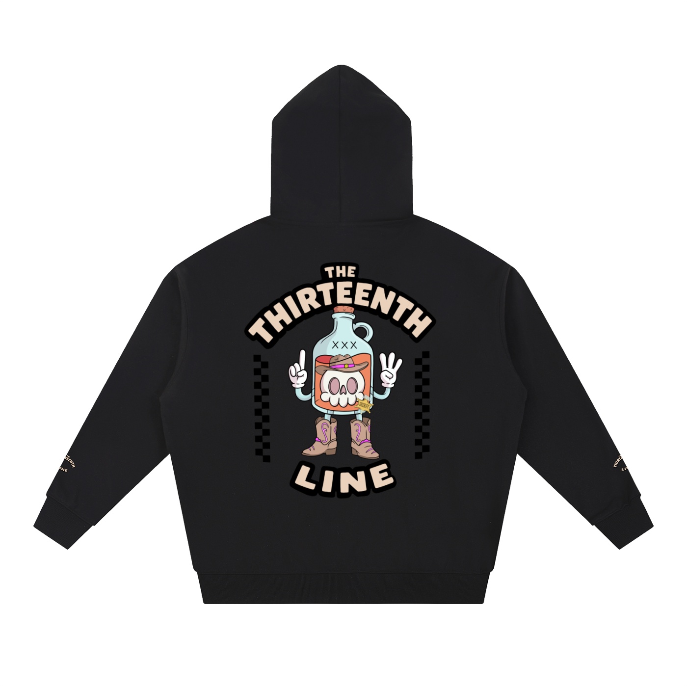 “SHERIFF BOTTLE BRAIN” Essential Heavyweight Hoodie - Image 2