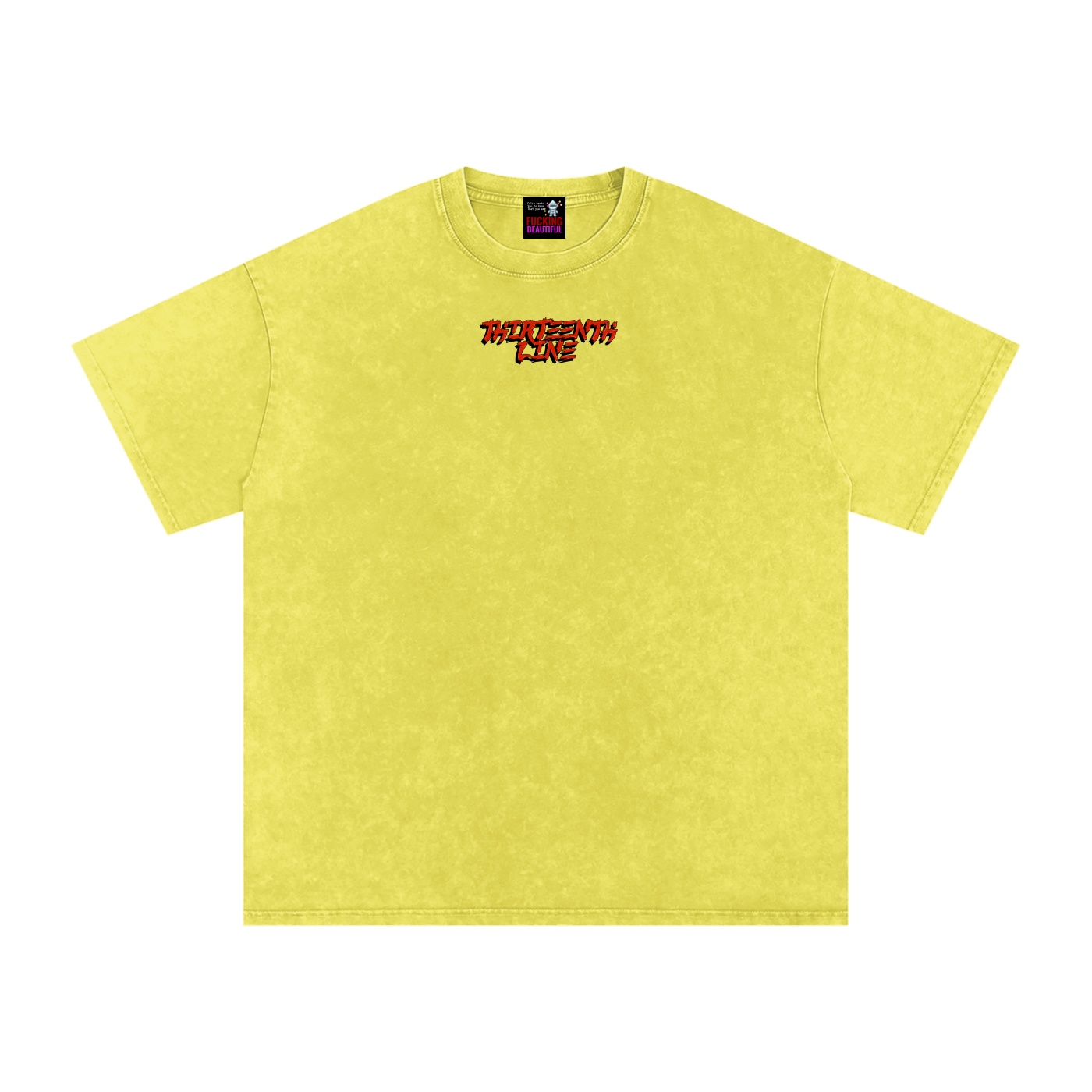“DRAGON” Snow Washed Oversized Cotton T-Shirt - Image 43