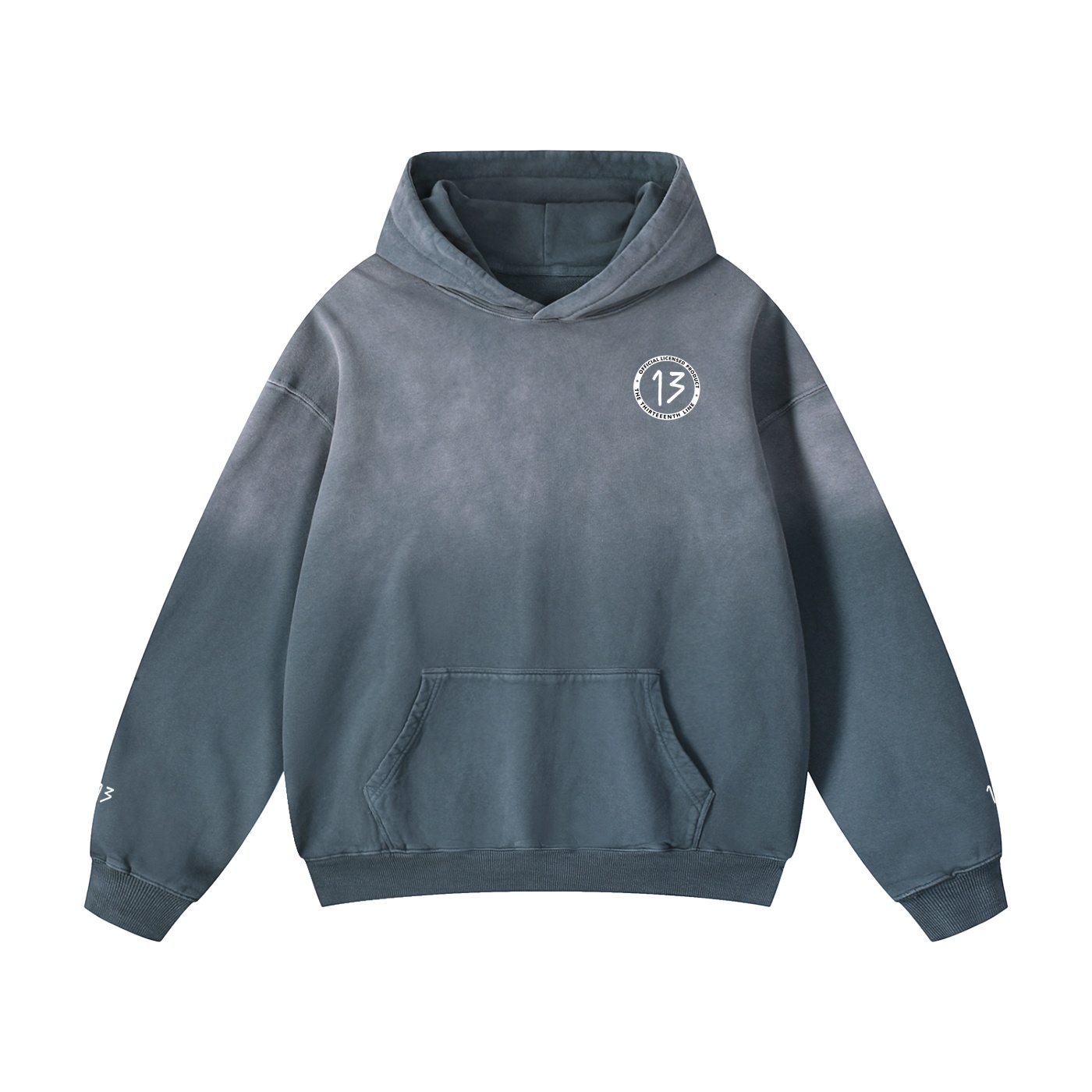 “SLAMMER” Heavyweight Sunfade Oversized Hoodie - Image 11