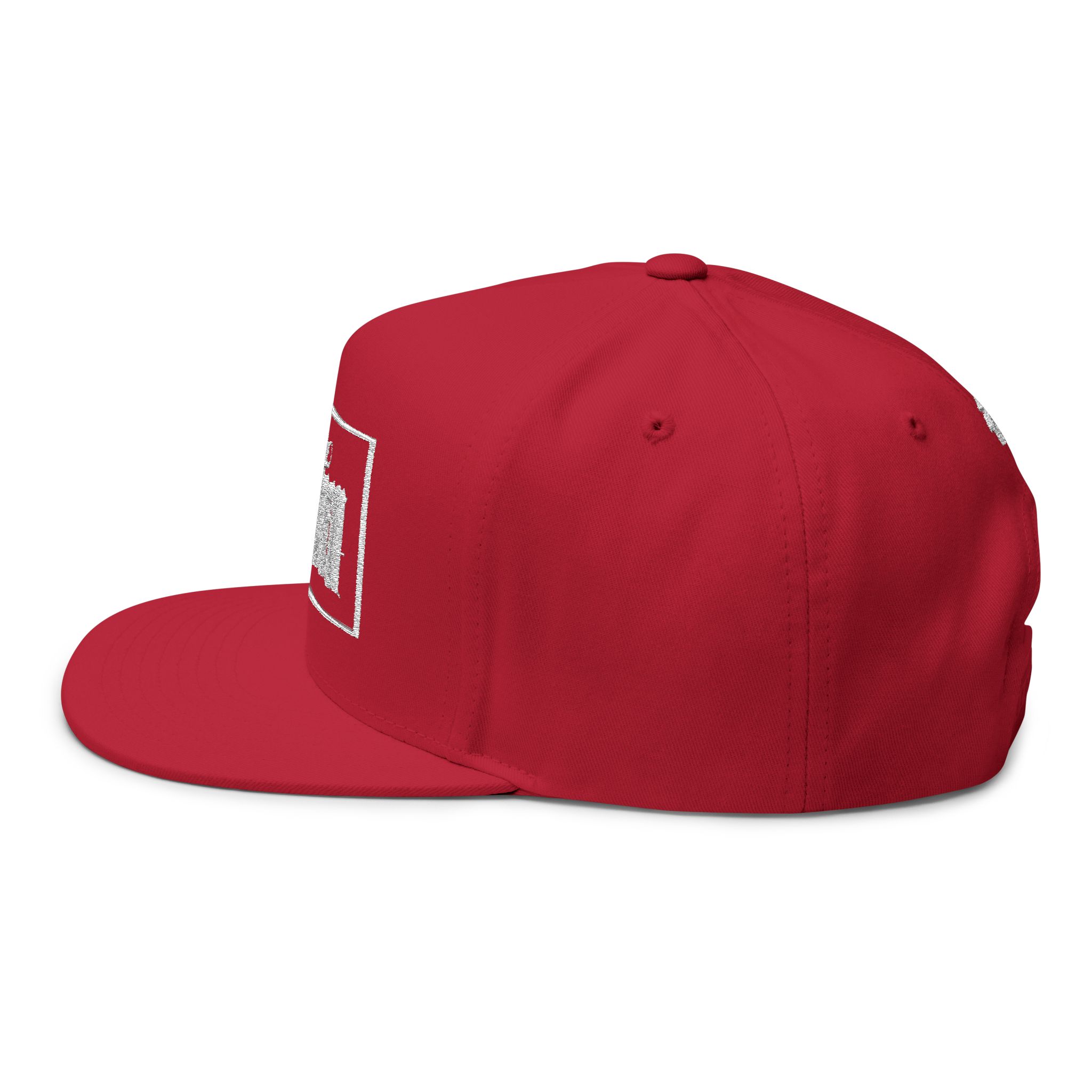 “OG hot hat”Embroidered Flat Bill Cap — Gothic 'Proofen' Script Snapback - Image 11