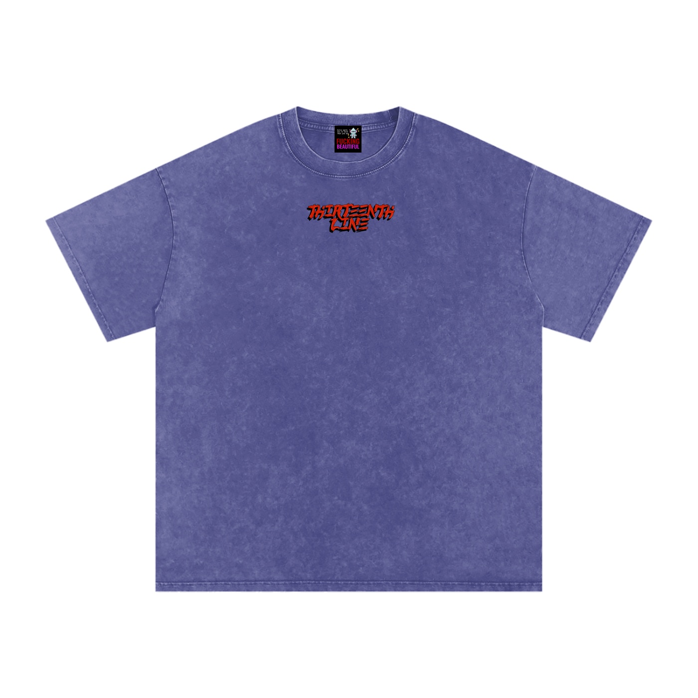 “DRAGON” Snow Washed Oversized Cotton T-Shirt - Image 31